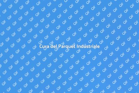 Manutenzione Parquet Industriale