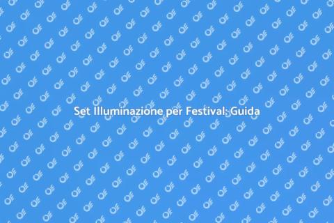 Noleggiare Illuminazione per Festival