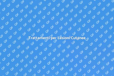 Rimozione Lesioni Cutanee Efficace
