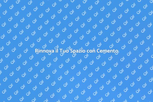 Ristrutturazione Pavimento in Cemento