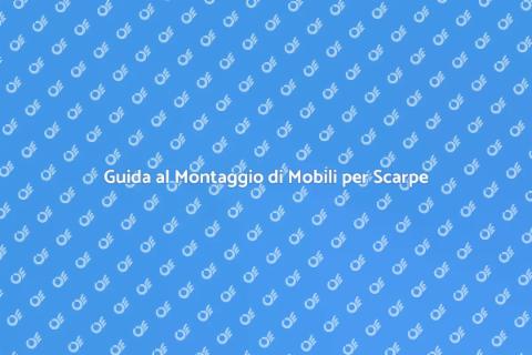Smontare un Mobile per Scarpe Facile