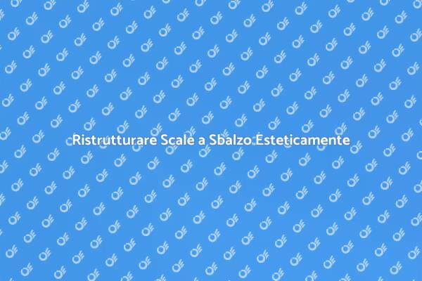 Trasforma le Tue Scale a Sbalzo