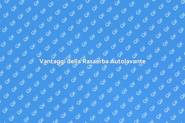 Rasaerba Innovativa per il Giardinaggio