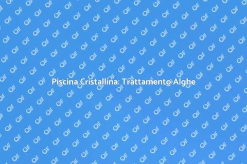 Installazione Sistema Trattamento Alghe