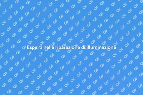 Riparazione impianto di illuminazione