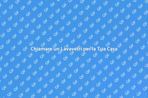 Lavavetri Professionista per la Tua Casa