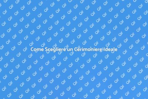 Trovare un Cerimoniere per un Evento