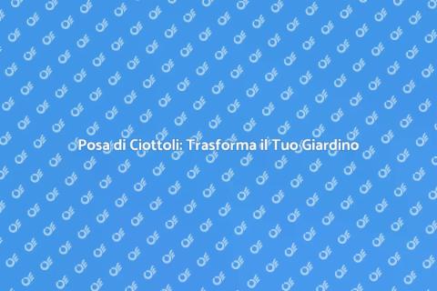 Posa di Ciottoli: Arte e Design Esterno