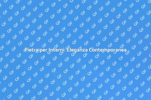 Rivestimento in Pietra per Interni