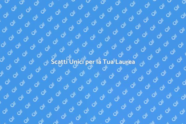 Fotografie Indimenticabili per la Laurea