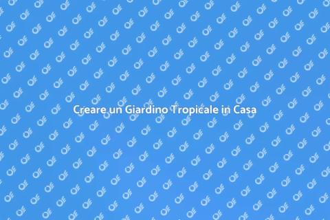 Giardino di Frutta Tropicale in Vaso