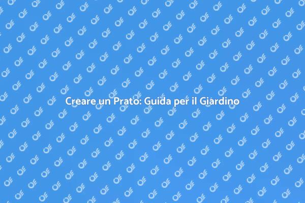 Come Seminare il Prato per il Tuo Giardino