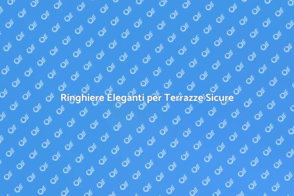 Installazione di Ringhiere in Ferro