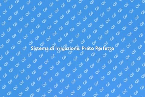 Irrigazione a Goccia: Prato Sempre Verde