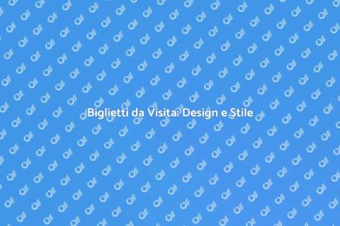 Grafica Biglietto da Visita: Guida Essenziale