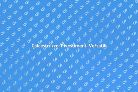 Rivestimenti in Calcestruzzo Estetici
