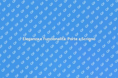 Porta a Scrigno in Alluminio: Eleganza