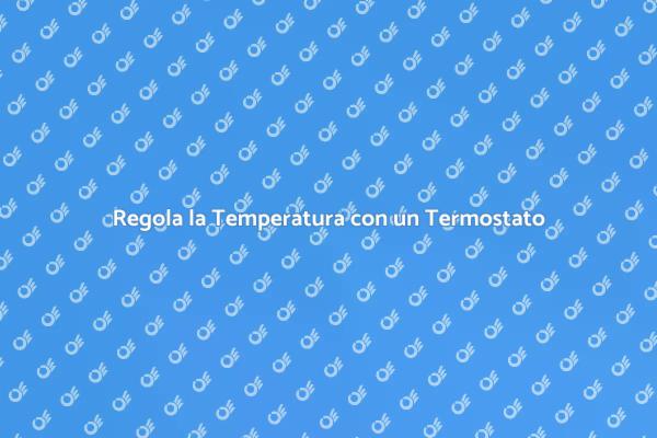 Ottimizza il Comfort con un Termostato