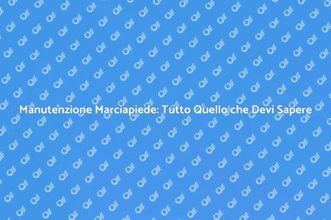 Riparare il Marciapiede: Guida Essenziale