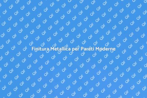 Intonacatura Finitura Metallica