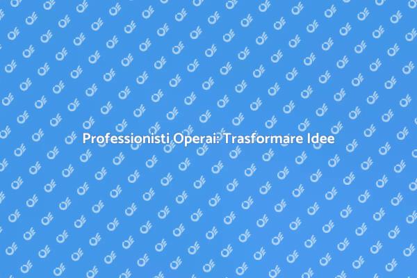 Lavoro Operaio: Creare Spazi Unici