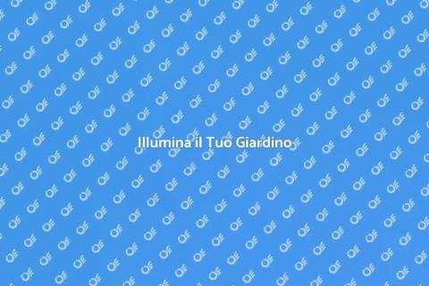 Sistema di Illuminazione Esterno