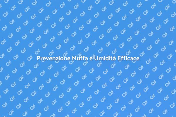 Soluzioni Contro Muffa e Umidità
