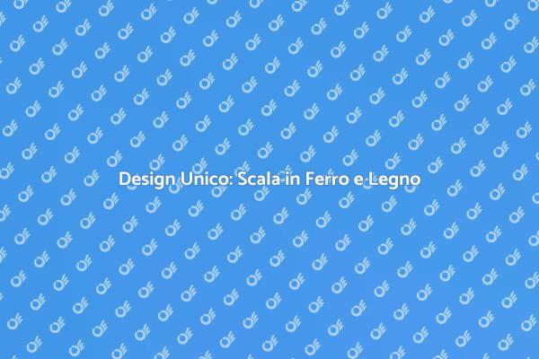 Scala in Ferro: Eleganza e Funzionalità