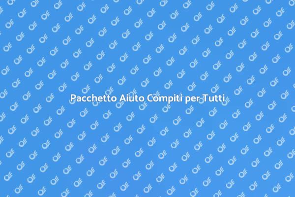 Rendi Facile lo Studio con il Nostro Pacchetto