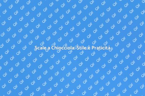 Scale a Chiocciola: Eleganza e Funzionalità