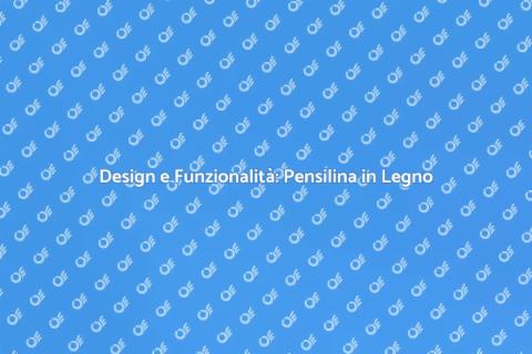 Pensilina in Legno con Fioriere