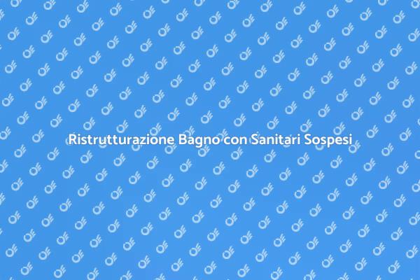 Magia dei Sanitari Sospesi in Bagno