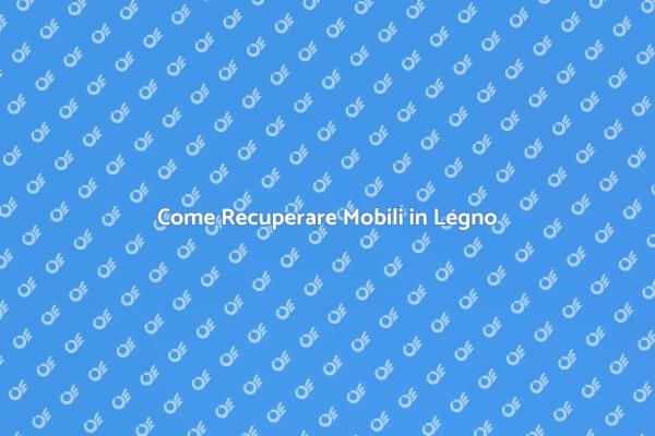 Rinnova i Tuoi Mobili in Legno Rustico