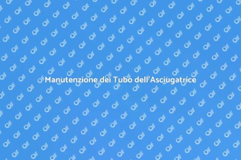 Pulire i Tubo dell'Asciugatrice