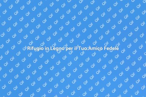 Cuccia in Legno per Animali