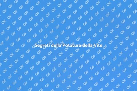 Potatura della Vite in Altura