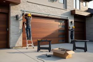 installare porta di garage in legno: Da €145