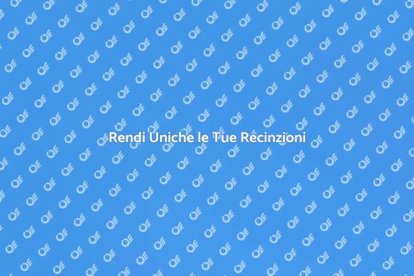 Trasforma le Tue Recinzioni in Arte
