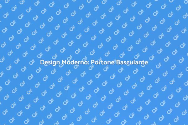 Portone d'Ingresso: Stile e Funzionalità