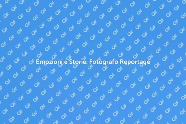 Racconti Visivi con Fotografia di Reportage