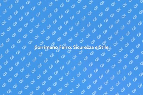 Corrimano in Ferro per Uso Esterno