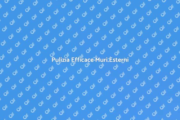Rinnova i Tuoi Muri Esterni Oggi!