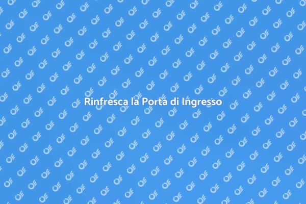 Come Dipingere la Porta di Ingresso