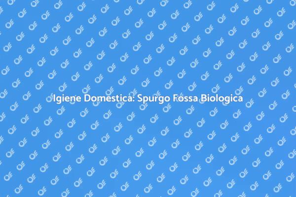 Servizio Professionale di Spurgo Fossa
