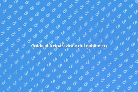 Riparare perdita di gabinetto facilmente