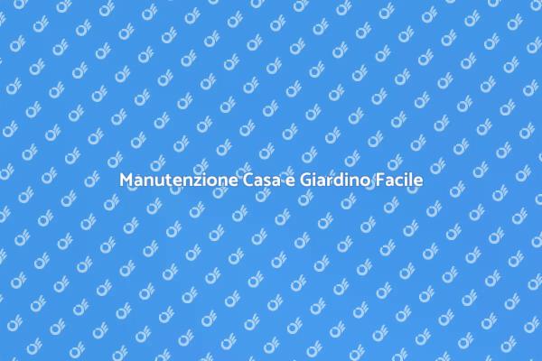 Manutenzione Efficace per Casa e Giardino