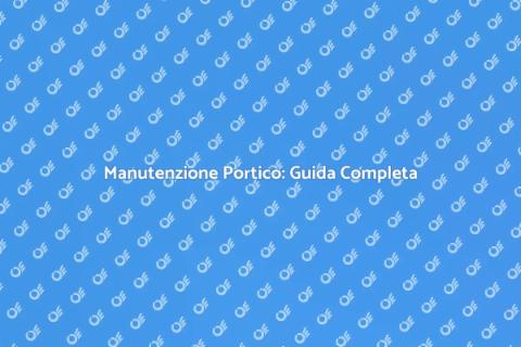 Pulire il Portico: Tecniche e Vantaggi