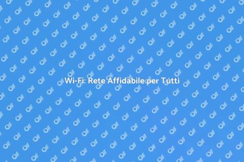 Configurazione Wi-Fi: il tuo passo digitale