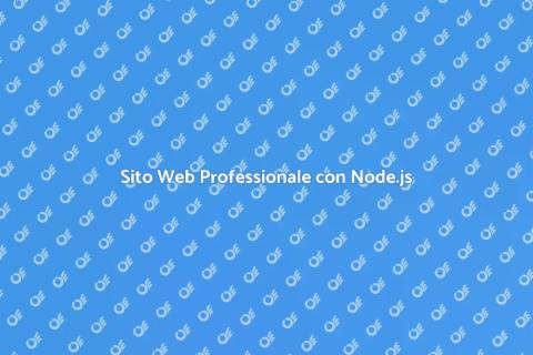 Creare un Sito Web con Node.js