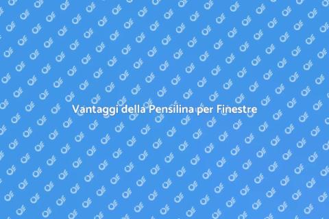 Pensilina per Finestre: Vantaggi e Design
